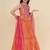 Girls embroidered patchwork ready to wear lehenga & blouse with dupatta