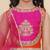 Girls embroidered foil print ready to wear lehenga & blouse with dupatta