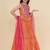 Girls embroidered patchwork ready to wear lehenga & blouse with dupatta