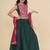 Girls embroidered thread work ready to wear lehenga & blouse with dupatta