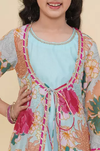 Floral print fit & flare maxi dress