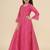 Girls floral printed off-shoulder maxi dress
