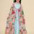 Girls off white floral off-shoulder maxi dress