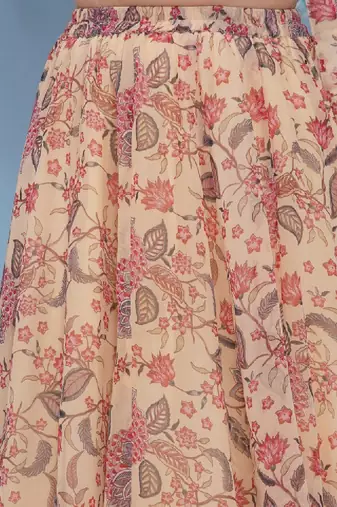 Girls printed ready to wear lehenga & blouse with dupatta