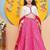 Girls foil print ready to wear lehenga & blouse with dupatta