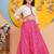 Girls foil print ready to wear lehenga & blouse with dupatta