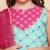 Girls floral printed cotton kurti with sharara & dupatta