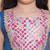Girls floral embroidered cotton kurti with sharara