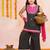 Girls floral embroidered cotton kurti with sharara & dupatta