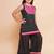 Girls floral embroidered cotton kurti with sharara & dupatta