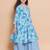 Girls floral printed cotton kurta with sharara