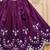 Ganga thread work embroidered silk lehenga choli