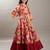 Girls floral printed anarkali kurta with skirt