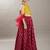 Girls floral embroidered sequinned lehenga choli with dupatta