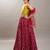 Girls floral embroidered sequinned lehenga choli with dupatta