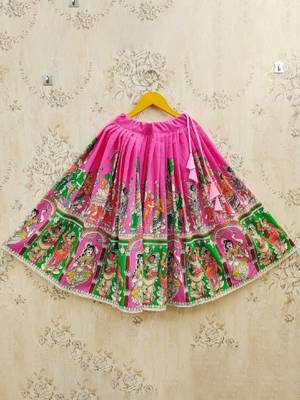 Girls printed ready to wear lehenga & blouse 4