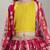 Girls ikat digital printed ready to wear lehenga & blouse with jacket