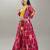Girls ikat digital printed ready to wear lehenga & blouse with jacket