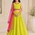 Girls sequinned ready to wear lehenga & blouse with dupatta