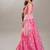 Girls floral woven design ready to wear lehenga & blouse with dupatta