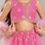 Girls floral woven design ready to wear lehenga & blouse with dupatta