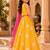 Girls floral woven design ready to wear lehenga & blouse with dupatta