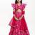 Girls printed thread work ready to wear lehenga & blouse with dupatta