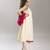 Girls ethnic motifs woven design sequinned kurta with salwar & dupatta