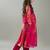 Girls floral printed anarkali kurta with trousers & dupatta