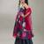 Girls floral printed anarkali kurta with sharara & dupatta