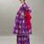 Girls floral printed anarkali kurta with palazzo & dupatta