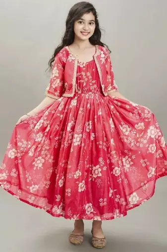 Floral print fit & flare maxi dress