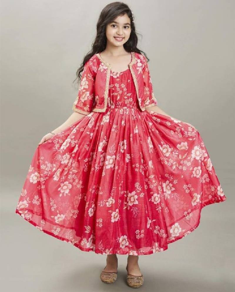Floral print fit & flare maxi dress