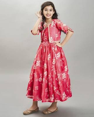 Floral print fit & flare maxi dress 4