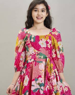 Jacquard fit & flare maxi dress 2