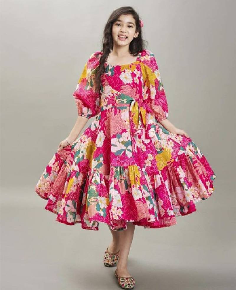 Jacquard fit & flare maxi dress