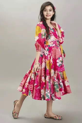 Jacquard fit & flare maxi dress