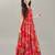 Floral print fit & flare maxi dress
