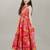 Floral print fit & flare maxi dress