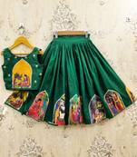 Girls embellished ready to wear lehenga &