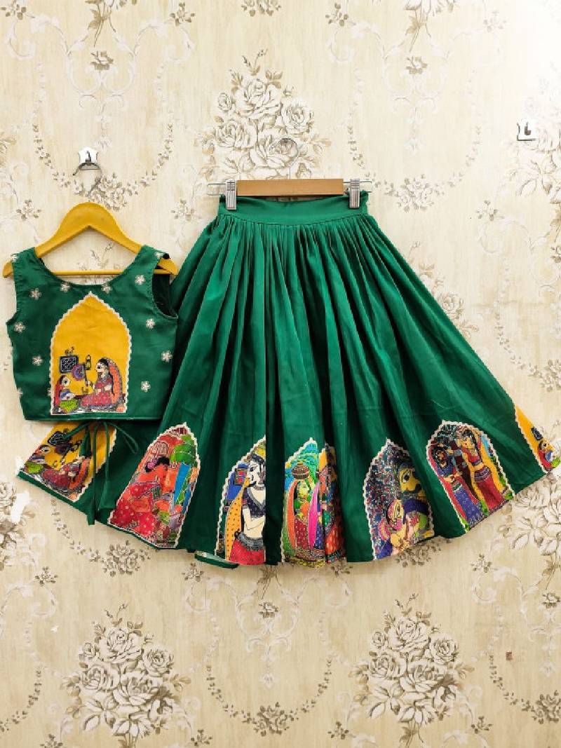Girls embellished ready to wear lehenga &