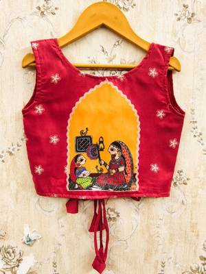 Girls printed ready to wear lehenga & 4