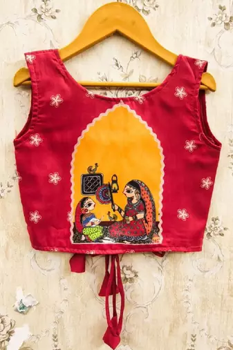 Girls printed ready to wear lehenga &