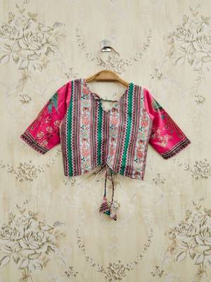 Girls printed ready to wear lehenga & blouse 3