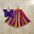 Girls bandhani printed ready to wear lehenga choli