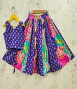 Kalamkari kanku printed lehenga choli