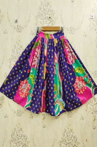 Kalamkari kanku printed lehenga choli