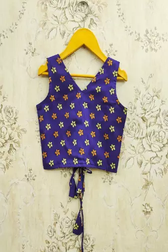 Kalamkari kanku printed lehenga choli