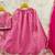 Girls embroidered tie and dye semi-stitched lehenga & blouse with dupatta