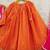 Girls embroidered tie and dye ready to wear lehenga & blouse with dupatta